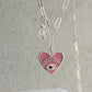 Evil Eye Heart Sterling Silver Protection Jewelry Paperclip Chain Necklace Moonstone