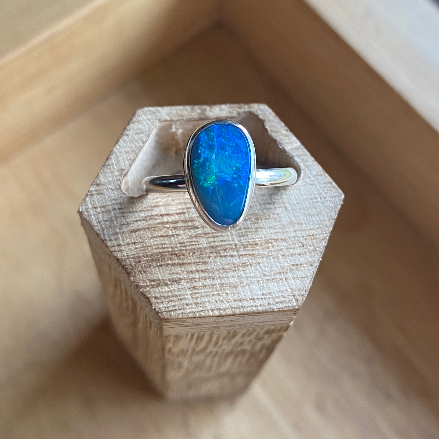 Opal Doublet Ring Size 5