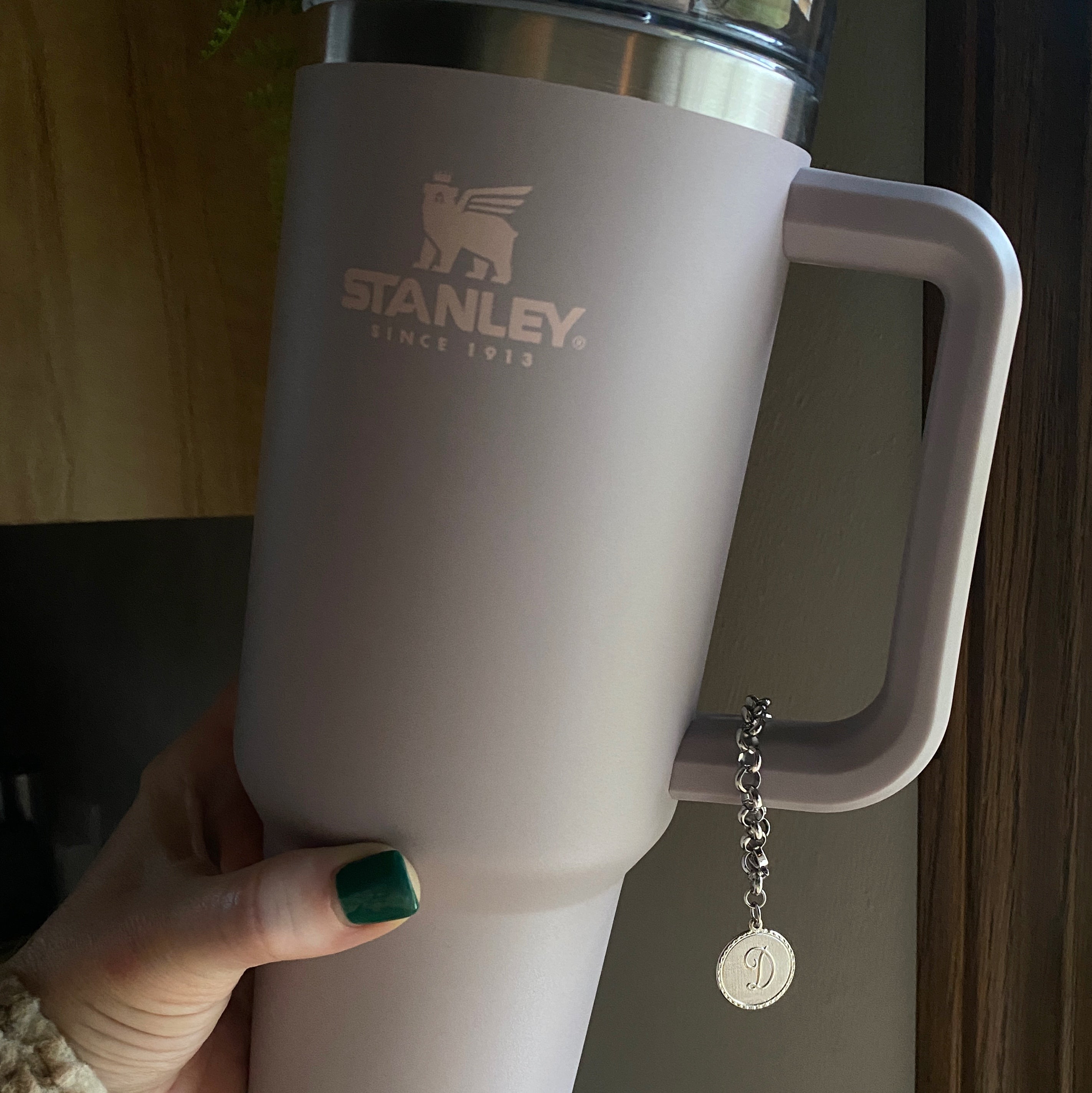 Stanley Cup Quencher Tumbler ID Initial Letter Personalized Charm (CHA –  River Valley Designs