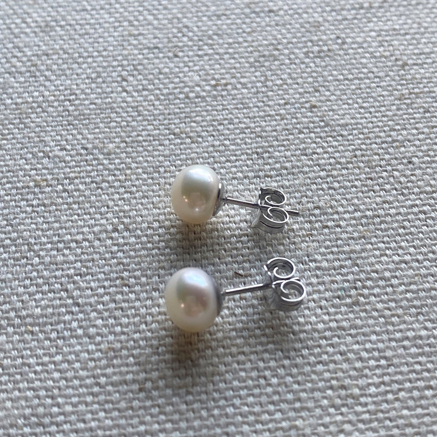 Pearl Stud Earrings Cultured Freshwater Pearls