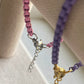 Enamel Box Chain Bracelet Colorful Fun Jewelry
