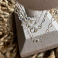 Heart Bracelet Sterling Silver Heart Link Layering Jewelry