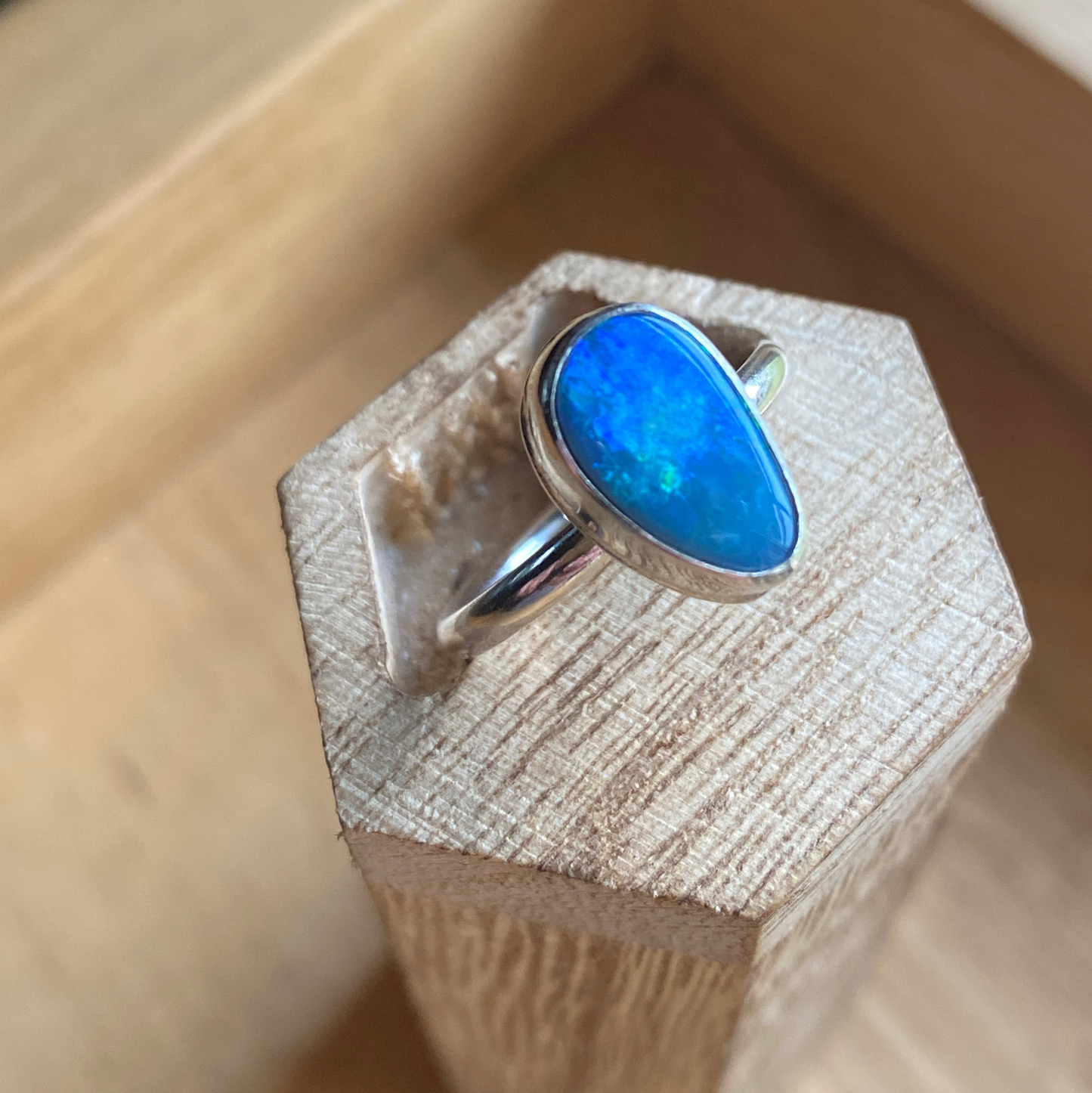 Opal Doublet Ring Size 5