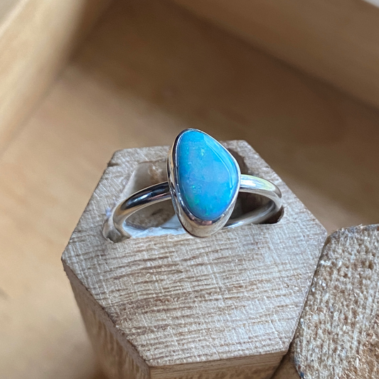 Opal Doublet Ring Size 7