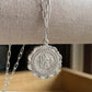 St. Christoper Medal Necklace Silver Faith Protection Gift