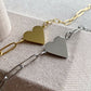 Waterproof Stainless Steel Heart Bracelet Silver or Gold Water Safe Jewelry